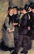 Pierre-Auguste Renoir La sortie de Conservatorie USA oil painting artist